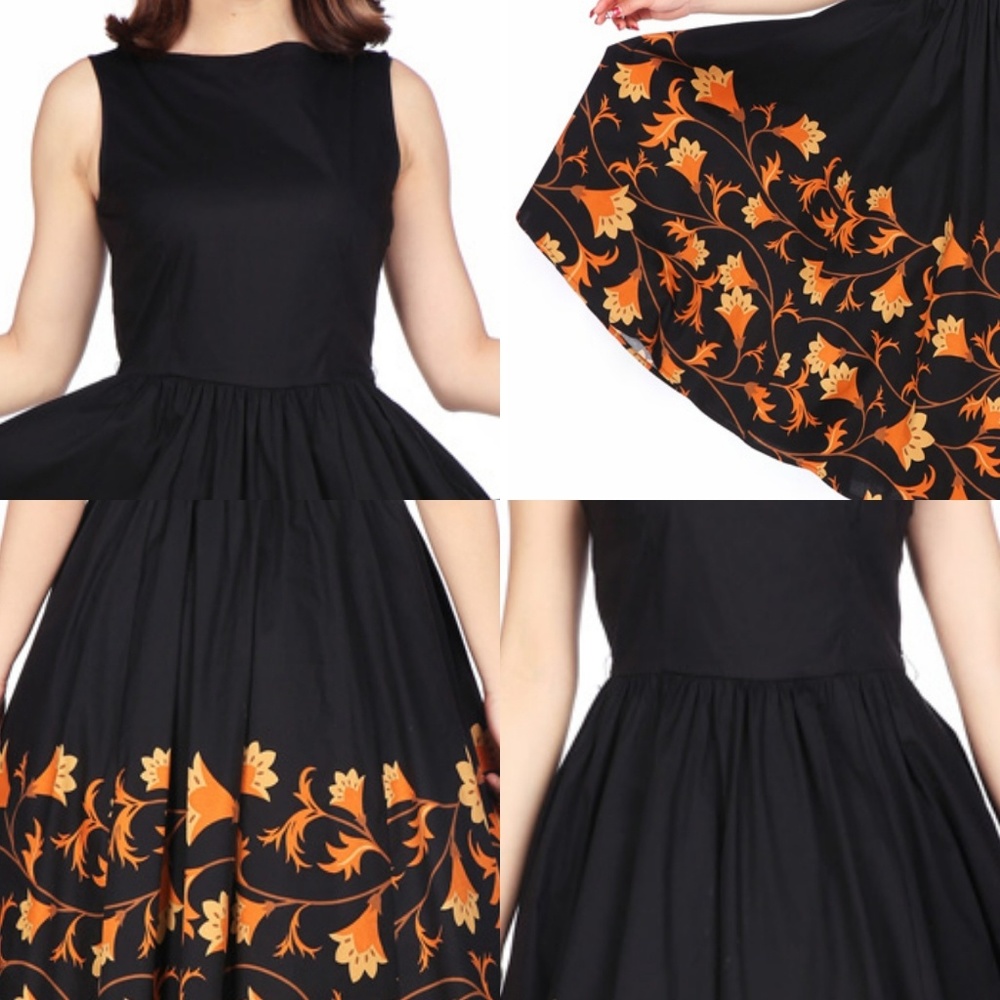 Pin Up Fall Swing Dress - Picture 4 of 6